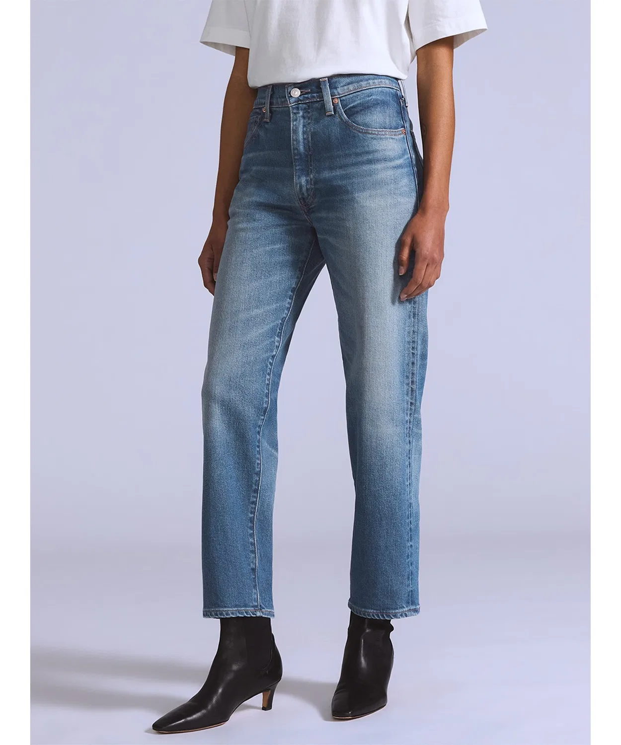 Женские джинсы прямого кроя Column Medium Indigo Made in Japan Levi's, Indigo Blue