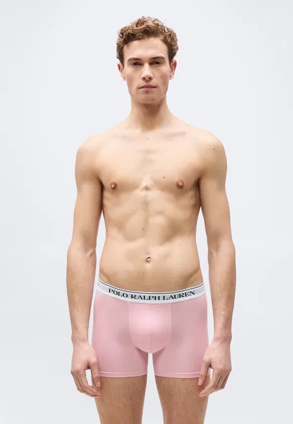 Комплект из 3 боксерских трусов Polo Ralph Lauren, темно-синий/розовый — фото 4