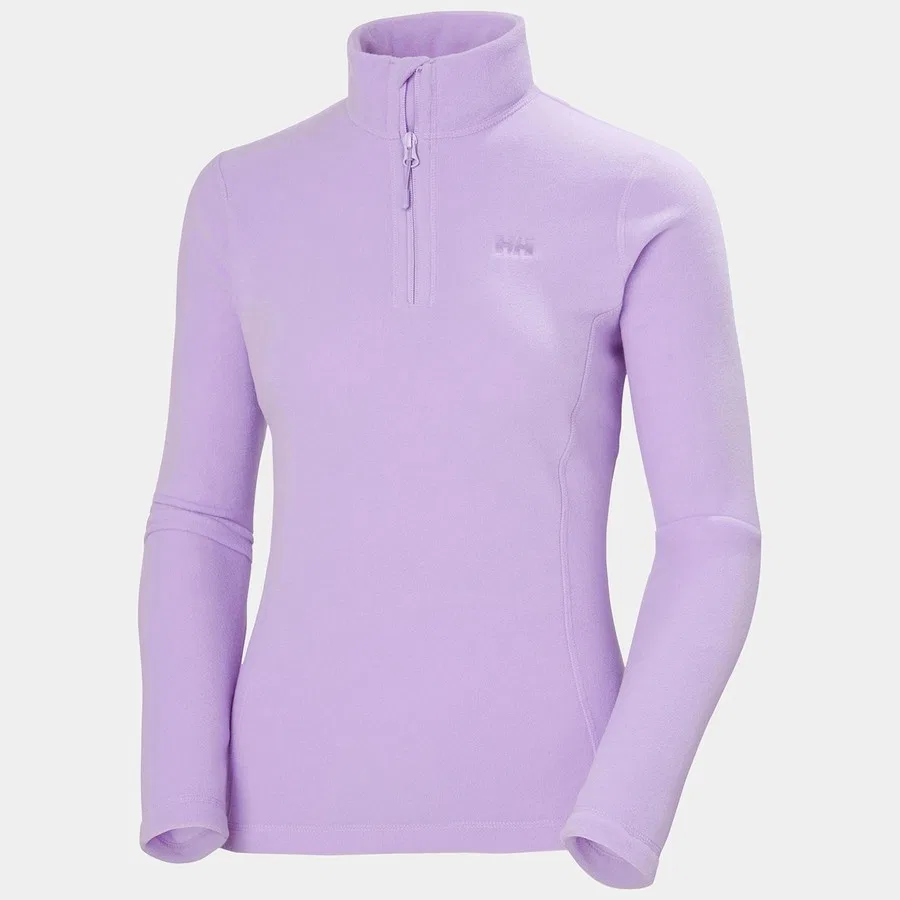 Флисовая кофта с полузамком Junior Rider 1/2 Zips Helly Hansen, Фиолетовый