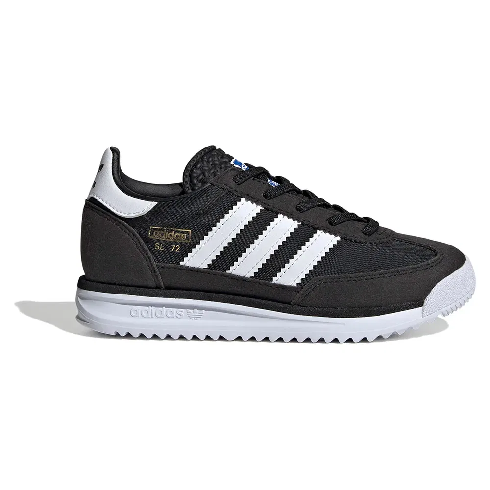 Детские кроссовки для девочек с эластичными шнурками SL 72 RS Adidas Originals, Black