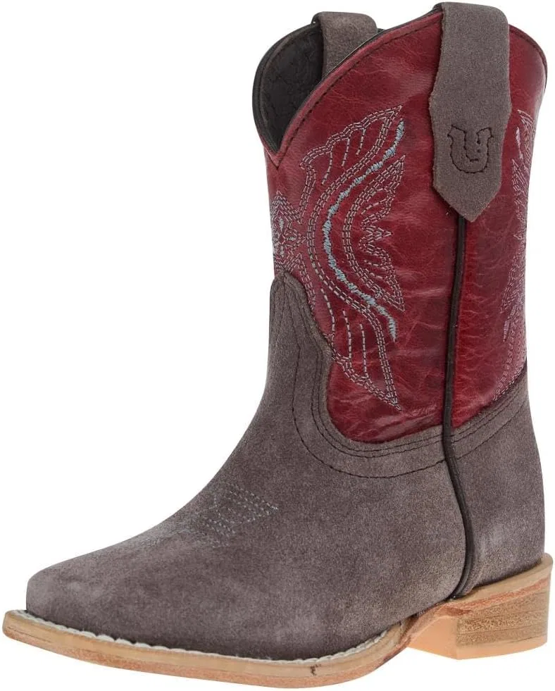 Детские ботинки для девочек с замшевым верхом R. Watson Boots, Charcoal