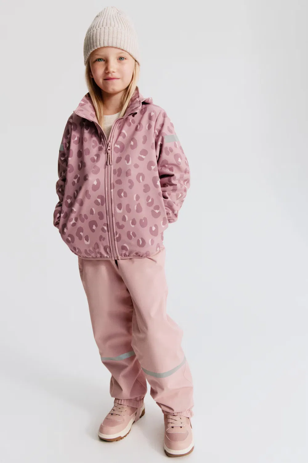 Водонепроницаемые брюки-хардшелл с функцией "по мере роста" H&M, Hellrosa