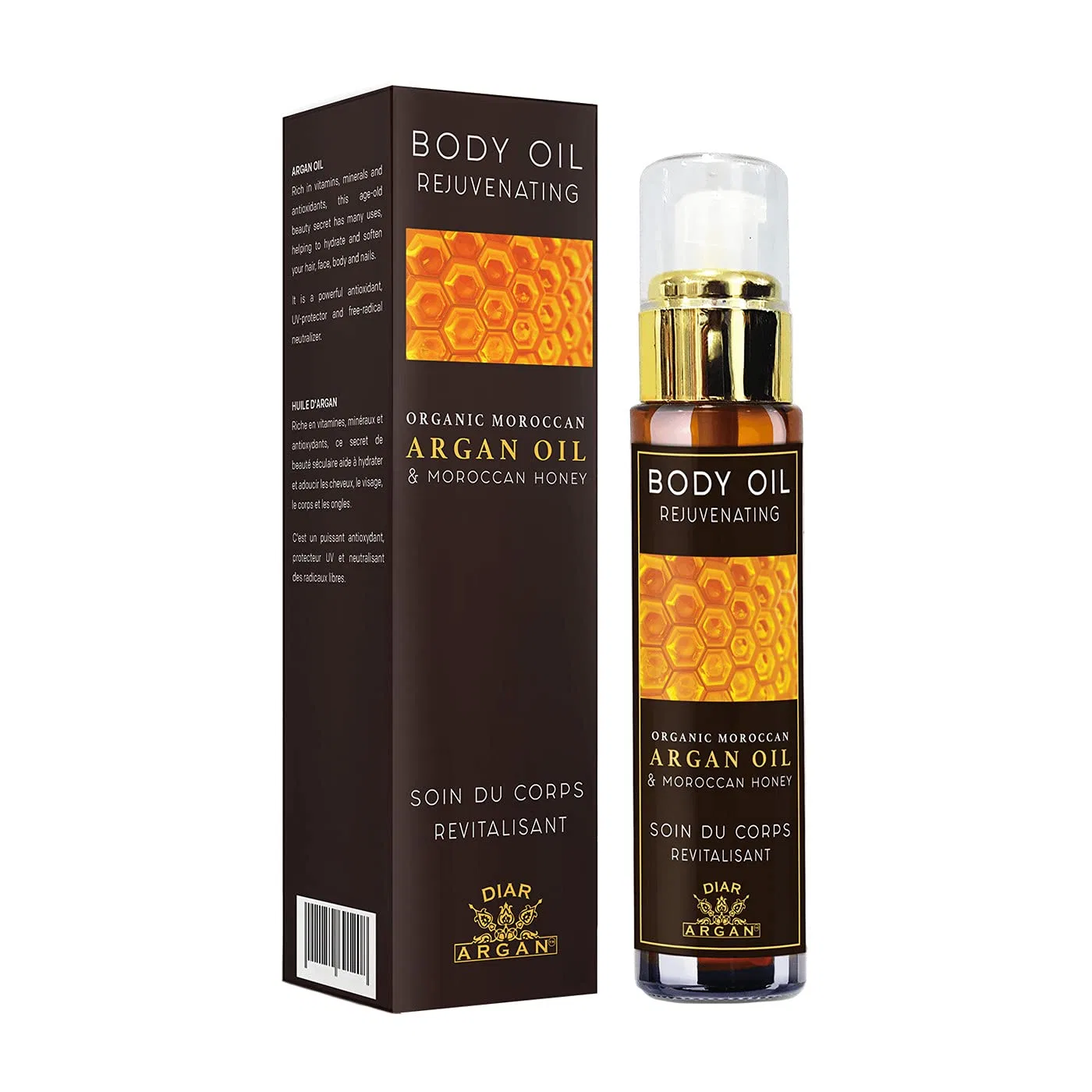 Масло для тела Rejuvenating Body Oil Pure Argan with Honey, Diar Argan, 50 мл