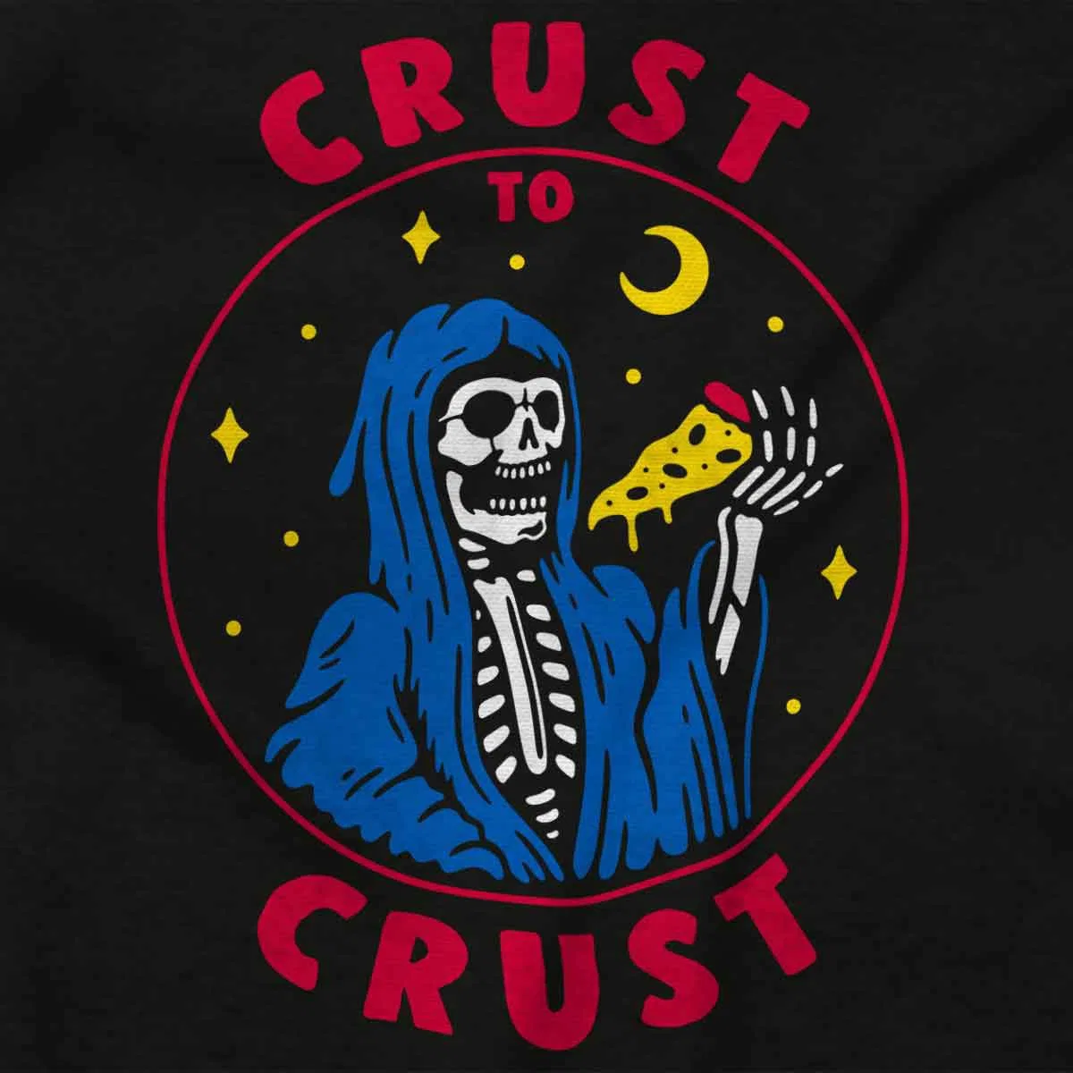Детское боди с коротким рукавом Pizza Crust to Crust Brisco Brands, Black — фото 2