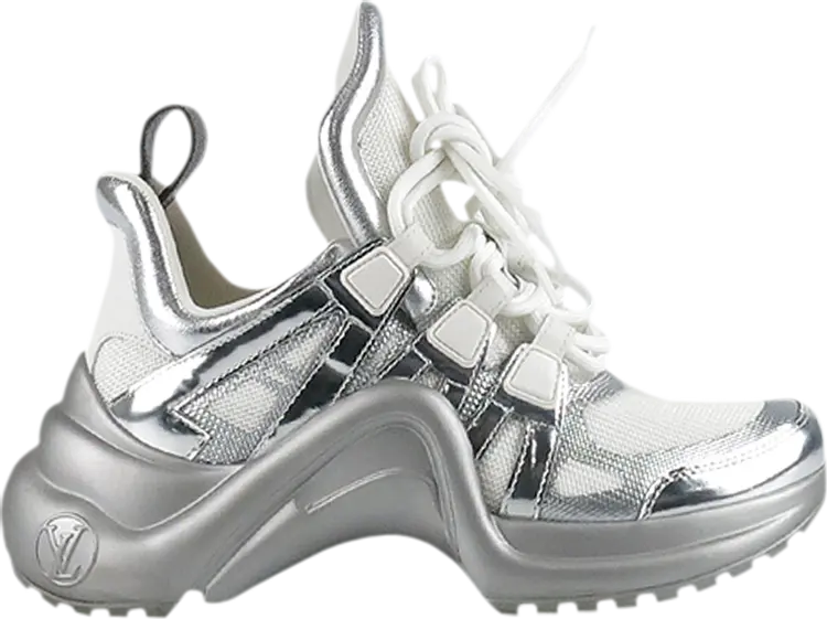 

Кроссовки Louis Vuitton Wmns Archlight Sneaker Metallic Silver, серебряный, Серый, Кроссовки Louis Vuitton Wmns Archlight Sneaker Metallic Silver, серебряный