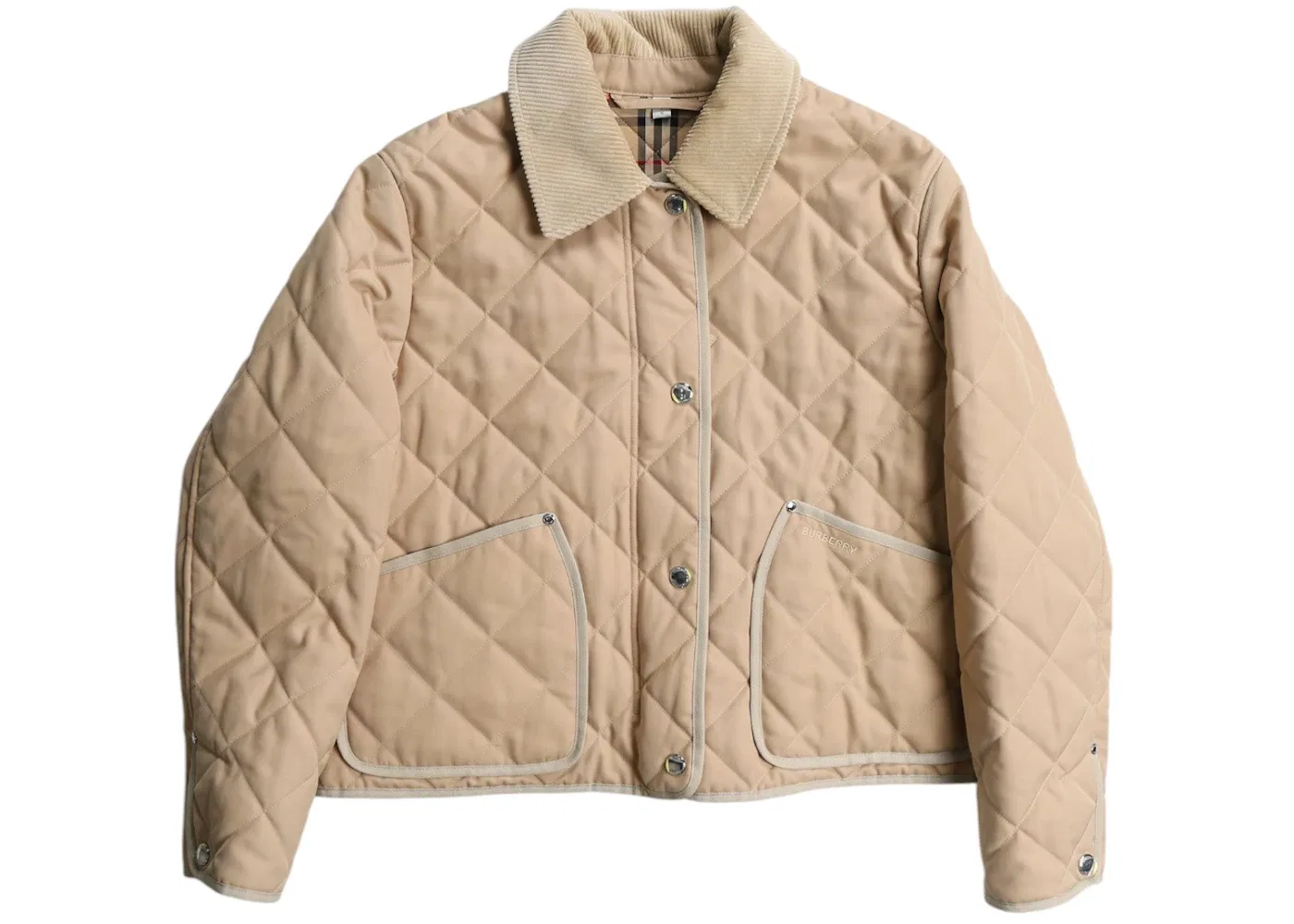 Женское пальто с ватным утеплителем Burberry, Soft Fawn