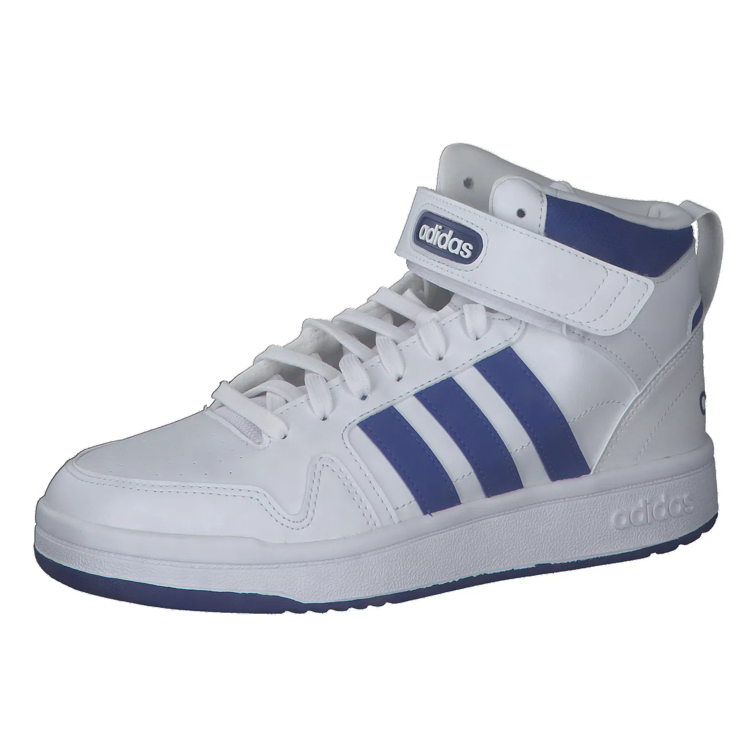 Детские кроссовки с высоким берцем Postmove Mid K, Adidas, Weiss / Konigsblau