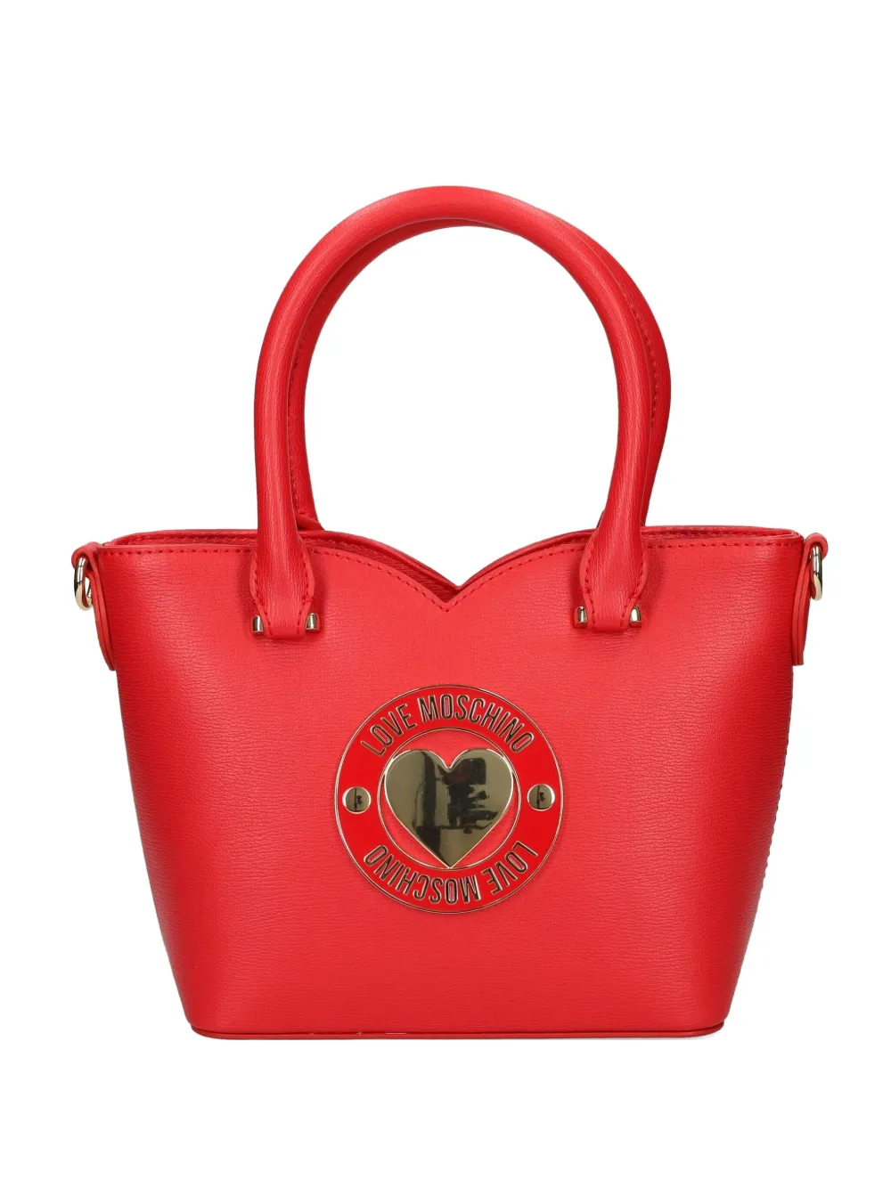 

Сумка-тоут с логотипом Love Moschino, красный