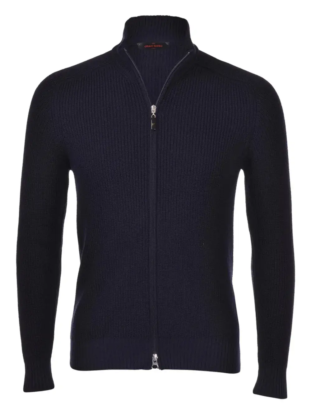 

Кардиган на молнии в рубчик Gran Sasso, синий