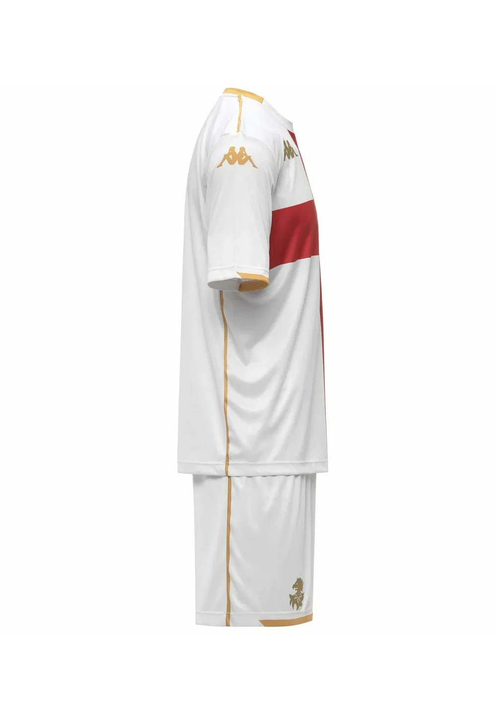 Шорты Kappa, White-Red Blaze-Yellow Gold Rich — фото 3