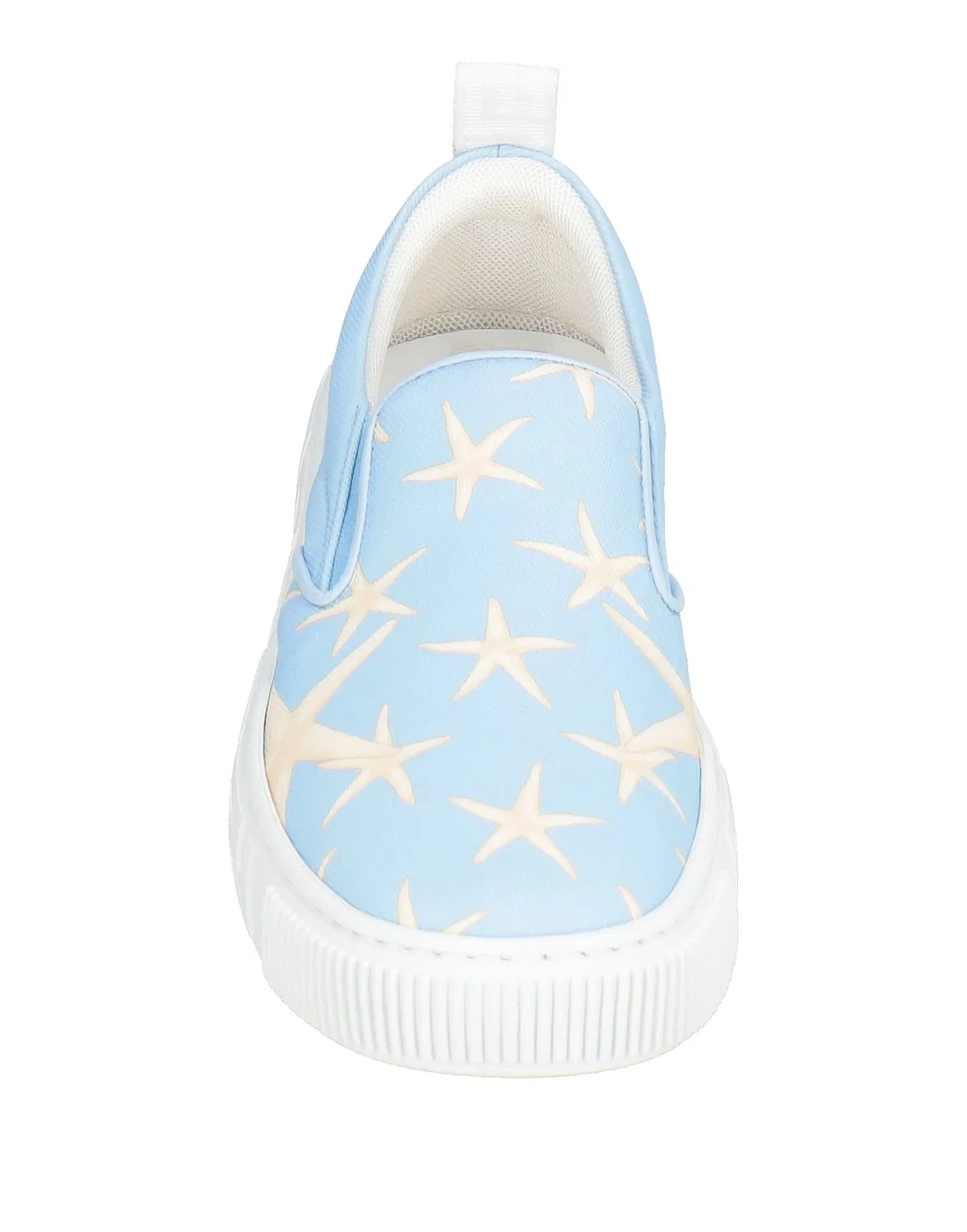 Детские кроссовки для девочек slip-on с логотипом Versace Young, светло-голубой — фото 4