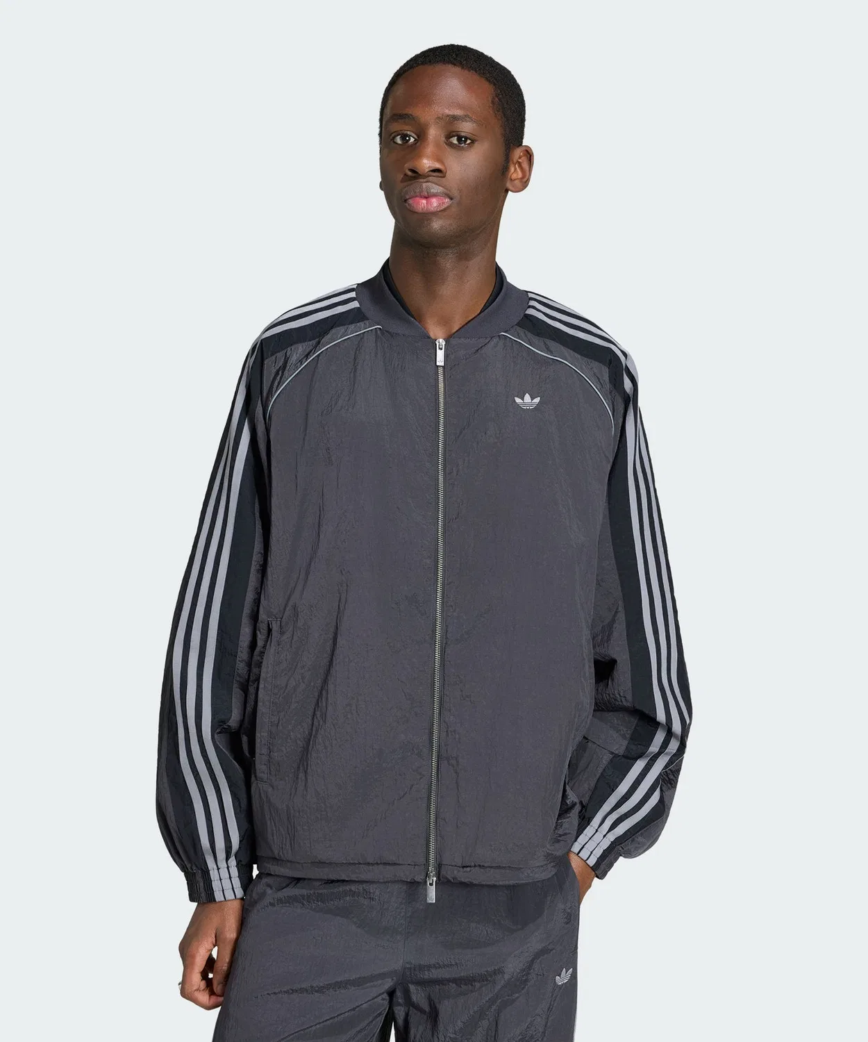 Мужская куртка-трактор с длинным рукавом модель ADILENIUM Season 5 Track Top Adidas, Black