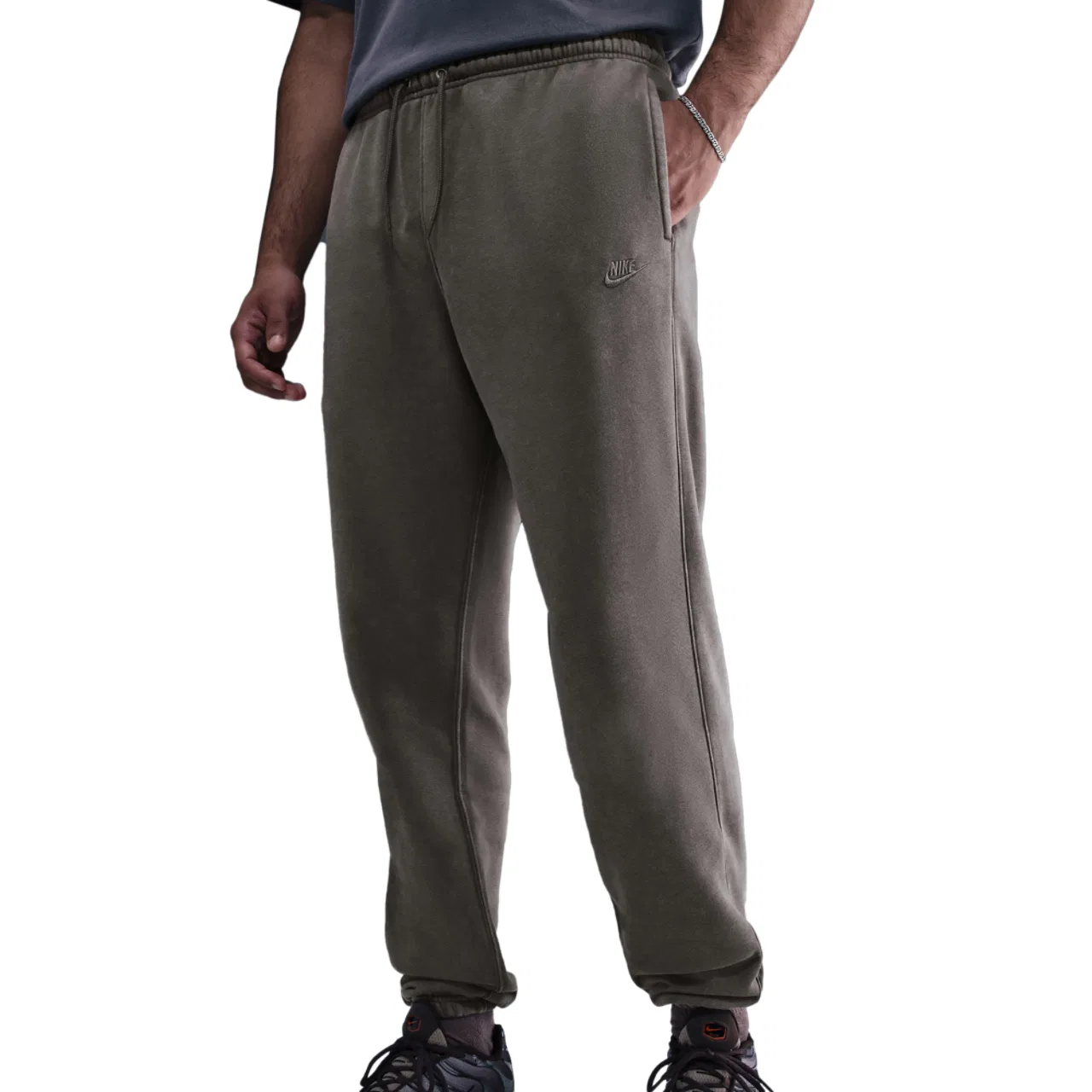 Мужские брюки CWash Club Basketball Cuff Nike, цвет Cave Stone