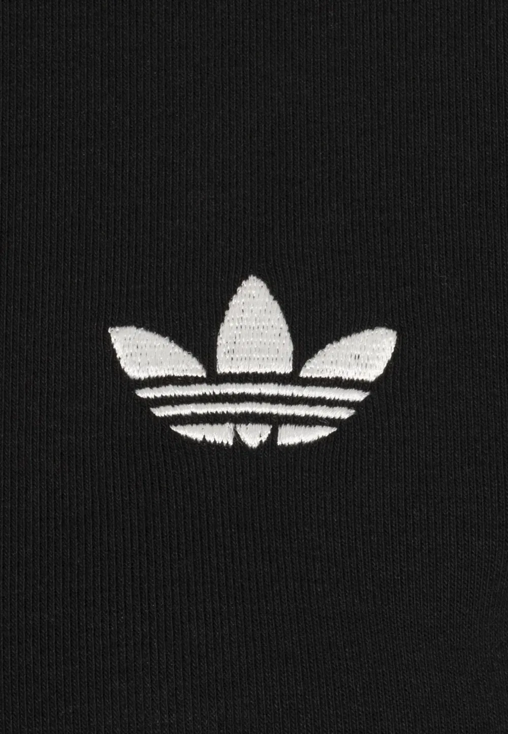 Футболка с кружевом и тремя полосками - футболка с принтом Adidas Originals, Black — фото 4