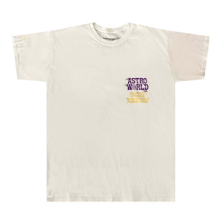 

Футболка Cactus Jack by Travis Scott Astroworld LA Exclusive T-Shirt 'White', белый