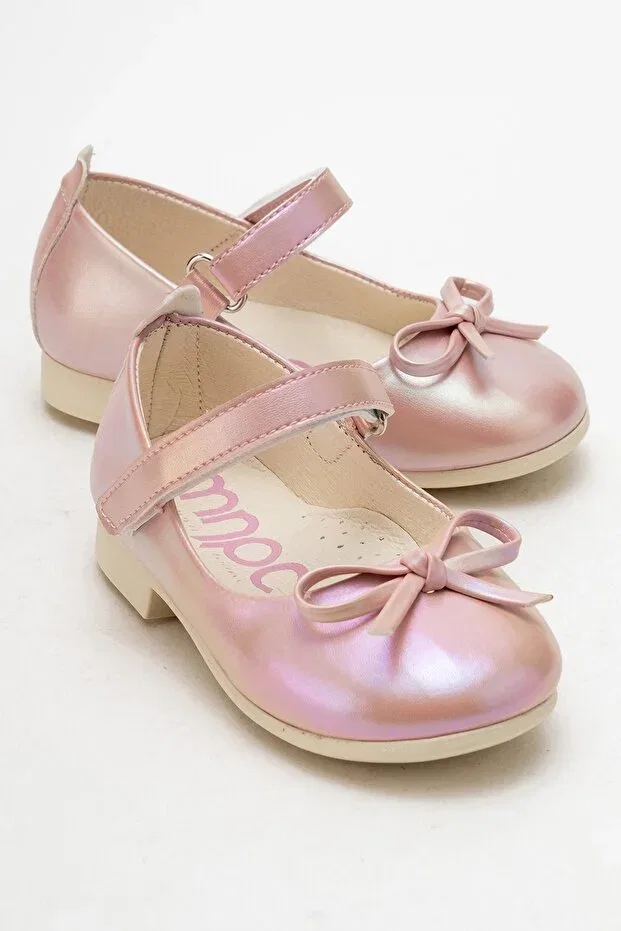 Детские балетки для девочек из искусственной кожи Mnpc, Pink