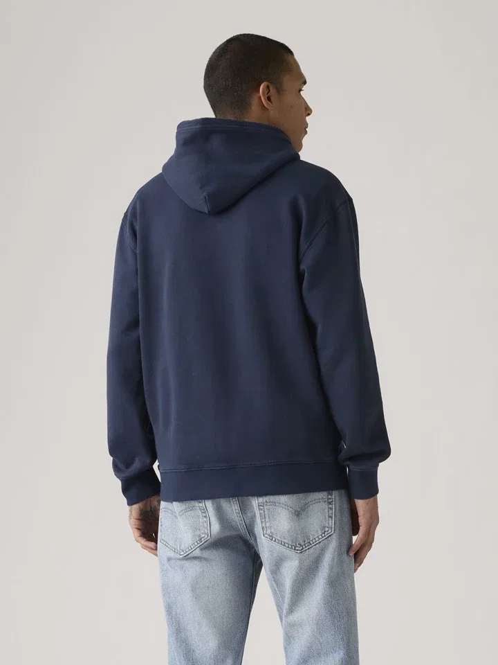Мужское худи свободного кроя Levi's, Dark Blue — фото 3