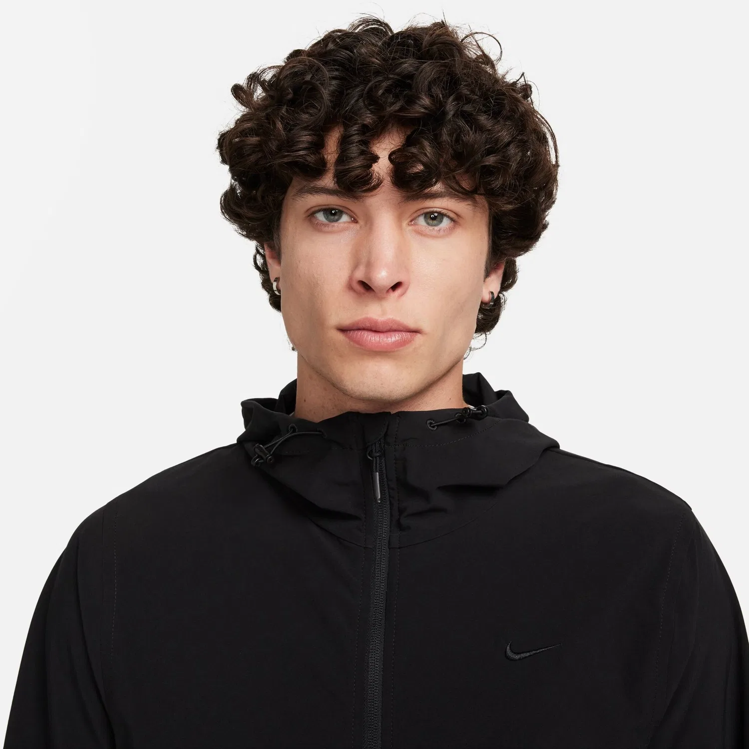 Мужская тренировочная куртка с водонепроницаемым покрытием Nike, Black — фото 4