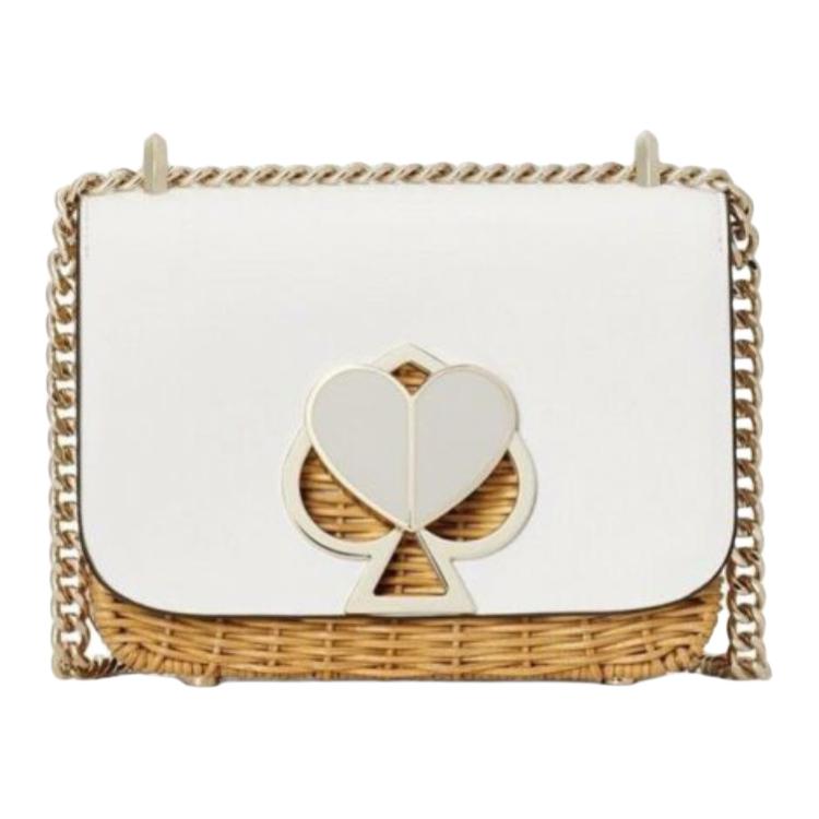 

Kate Spade Кожаная женская сумка через плечо белая