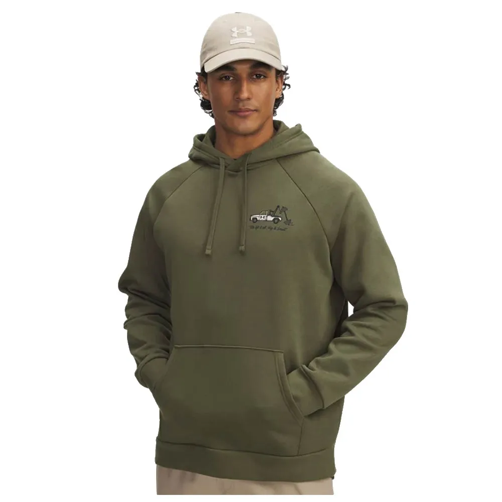 

Худи Under Armour Rival Fleece HBR Logo, зеленый