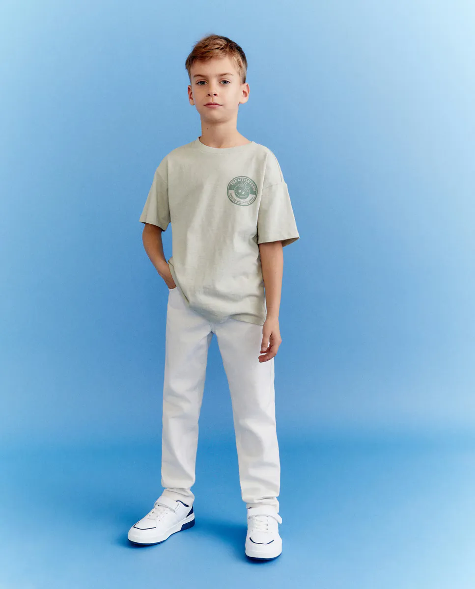

Футболка с коротким рукавом и графическим рисунком для мальчиков Kids El Corte Inglés, зеленый