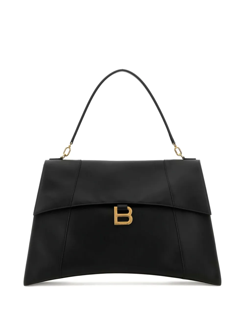 

Структурированная сумка Hourglass BALENCIAGA, черный