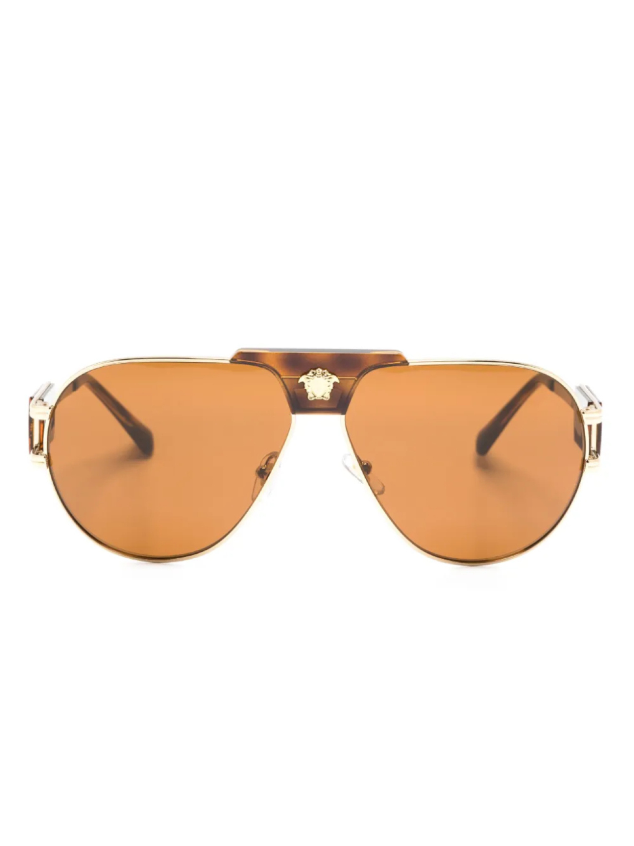 

Versace Eyewear солнцезащитные очки-пилоты Special Project, золотой