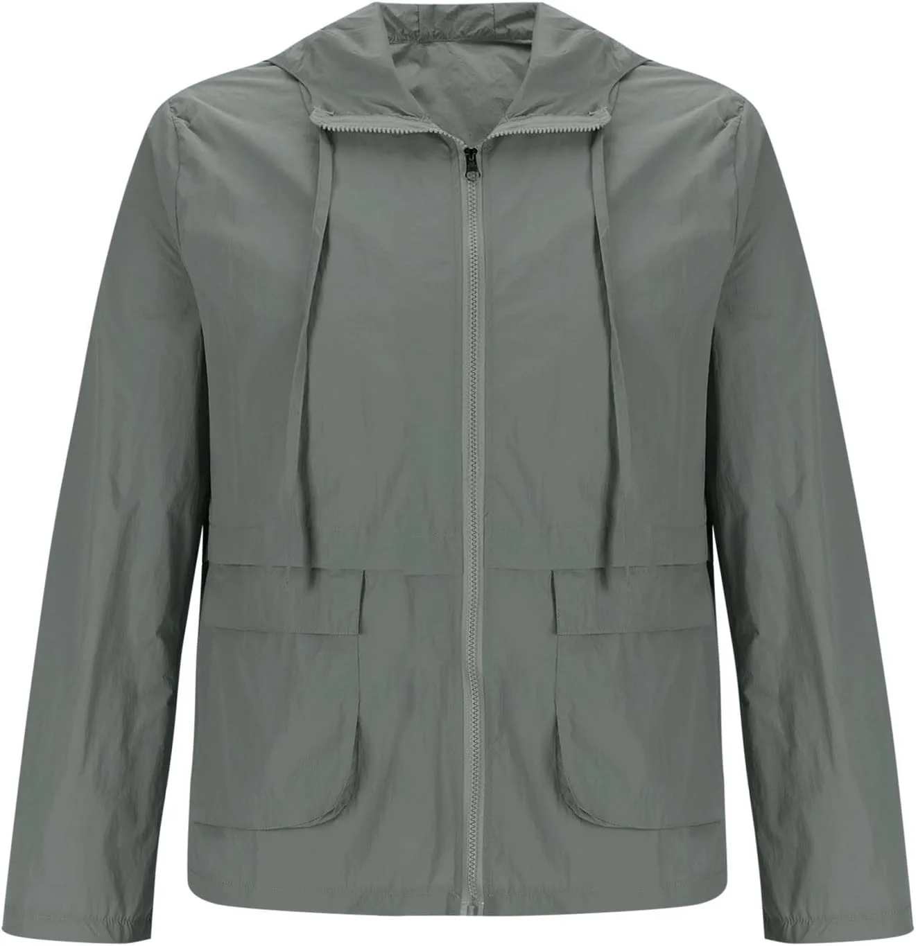 Мужская толстовка с капюшоном на молнии Lightweight Big and Tall — фото 3