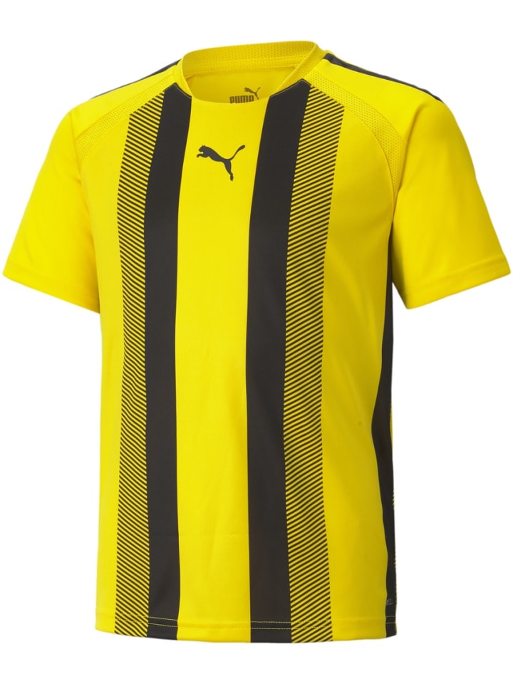 

Puma Спортивная футболка "TeamLIGA Striped Jersey Jr" желтого цвета