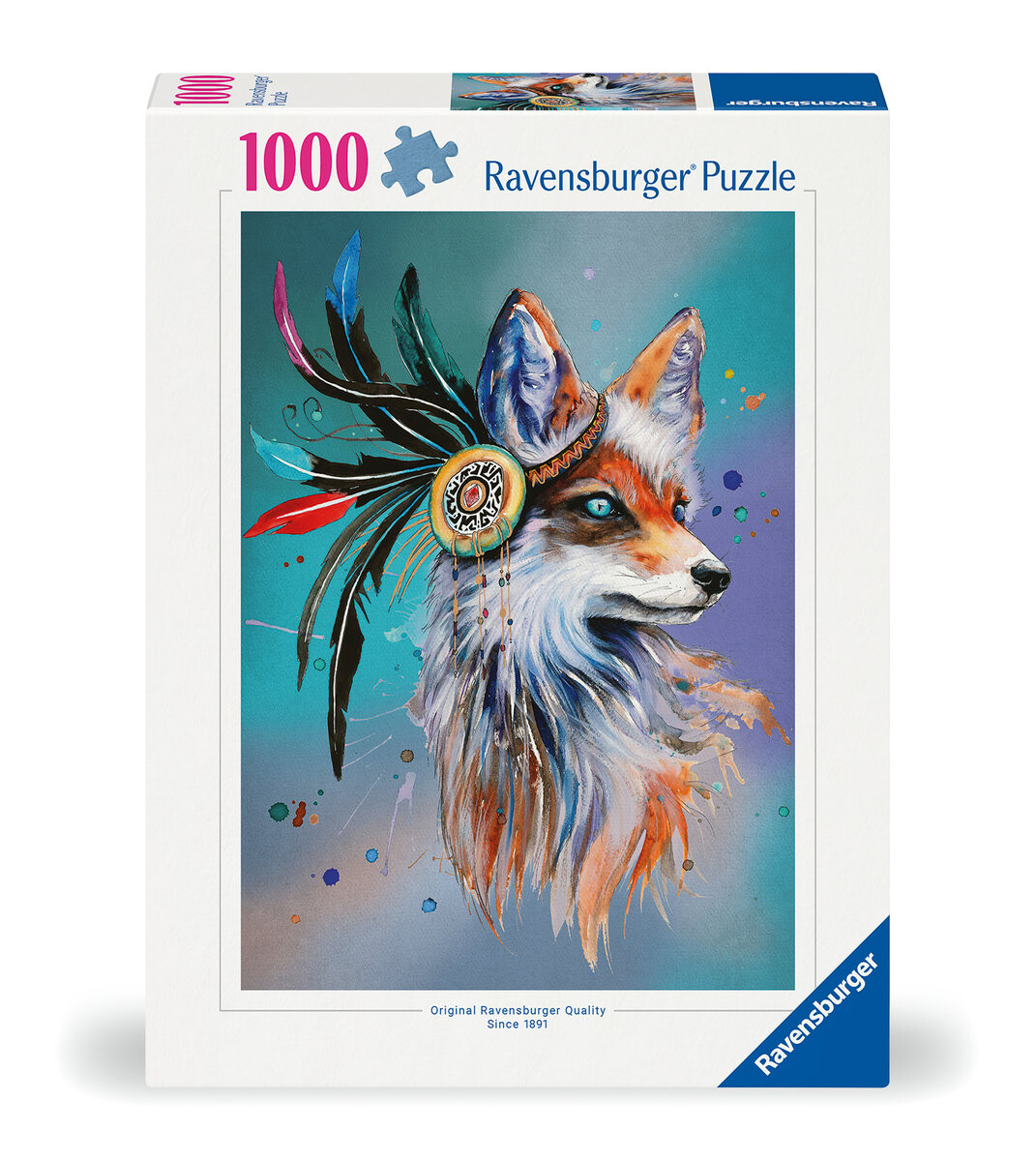 

2D пазл Фантастическая лиса, 1000 деталей Ravensburger