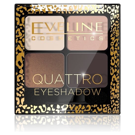 

Палетка из 4 теней для век, № 01 Eveline Cosmetics, Quattro