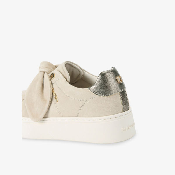 Туфли замшевые Carvela Chiara Bow, бежевый — фото 3