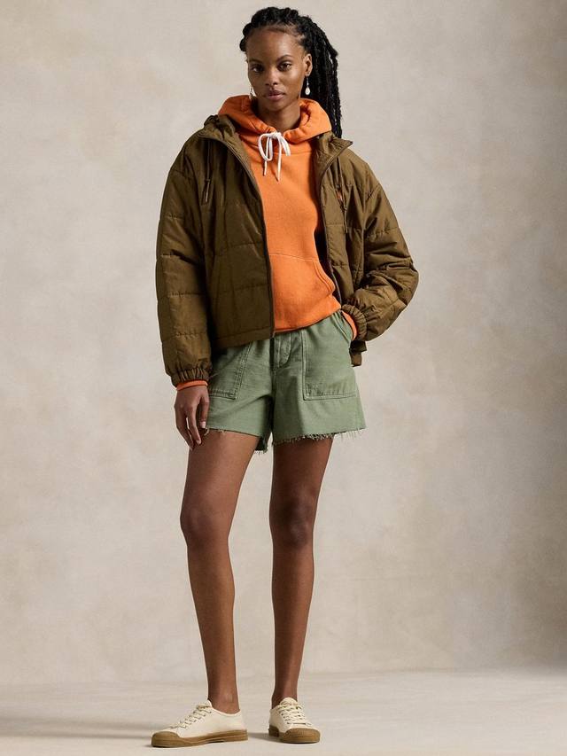 

Стеганая утепленная куртка с капюшоном Ralph Lauren, цвет Nature Brown