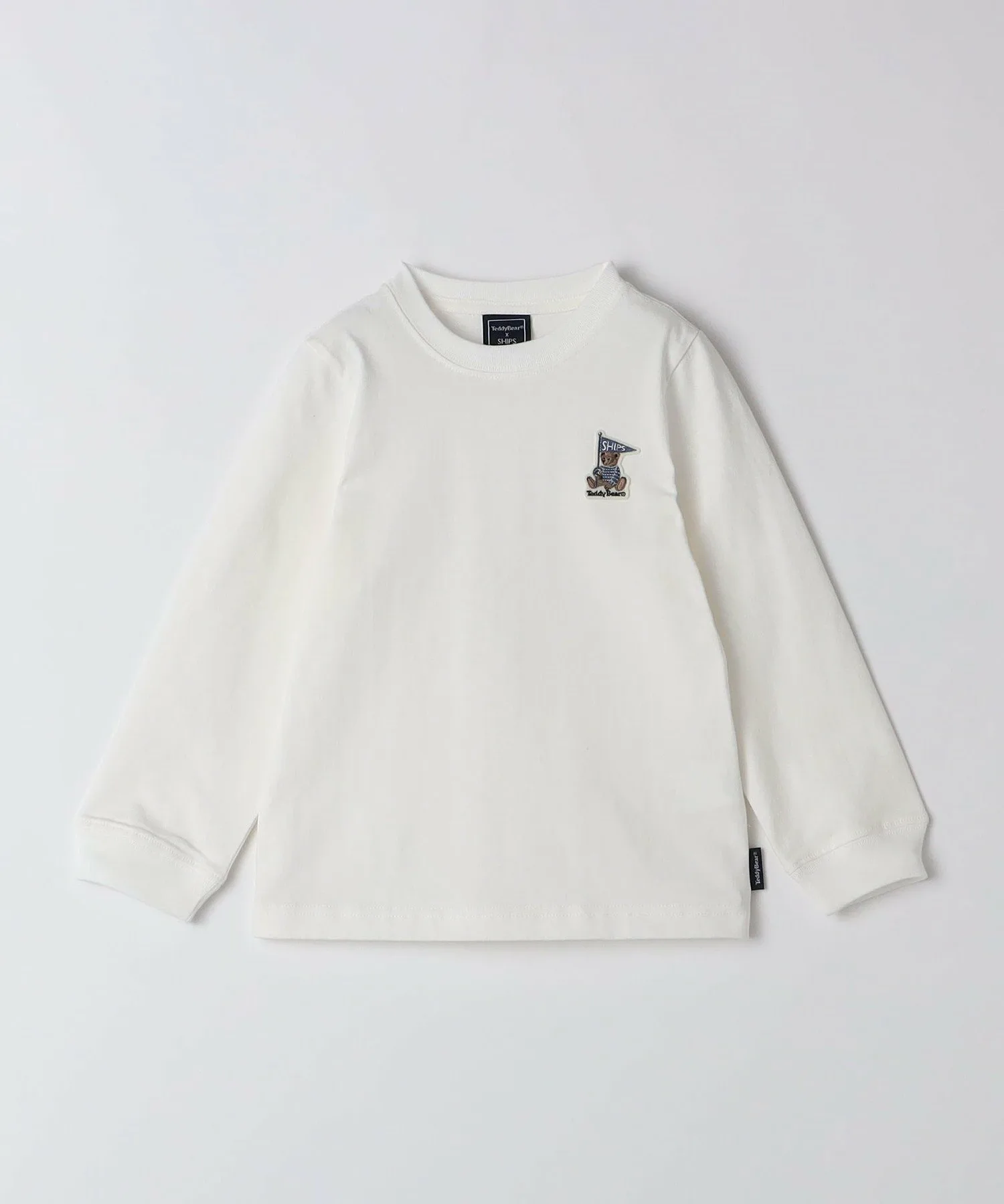 Цвета SHIPS: 80~130 см / Футболка TeddyBear(R) One Point Long SHIPS Colors, Off white — фото 2
