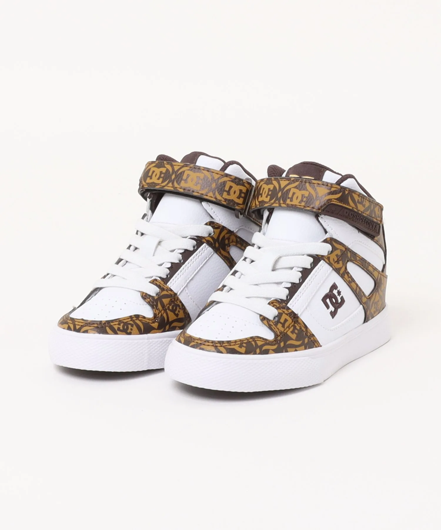 Детские кроссовки высокие DC SHOES KS PURE HIGH-TOP SE EV SN коричневые