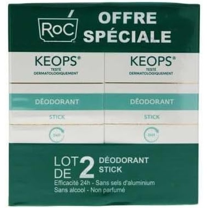 

Дезодорант-стик Roc Keops 40 мл - Упаковка из 2 шт