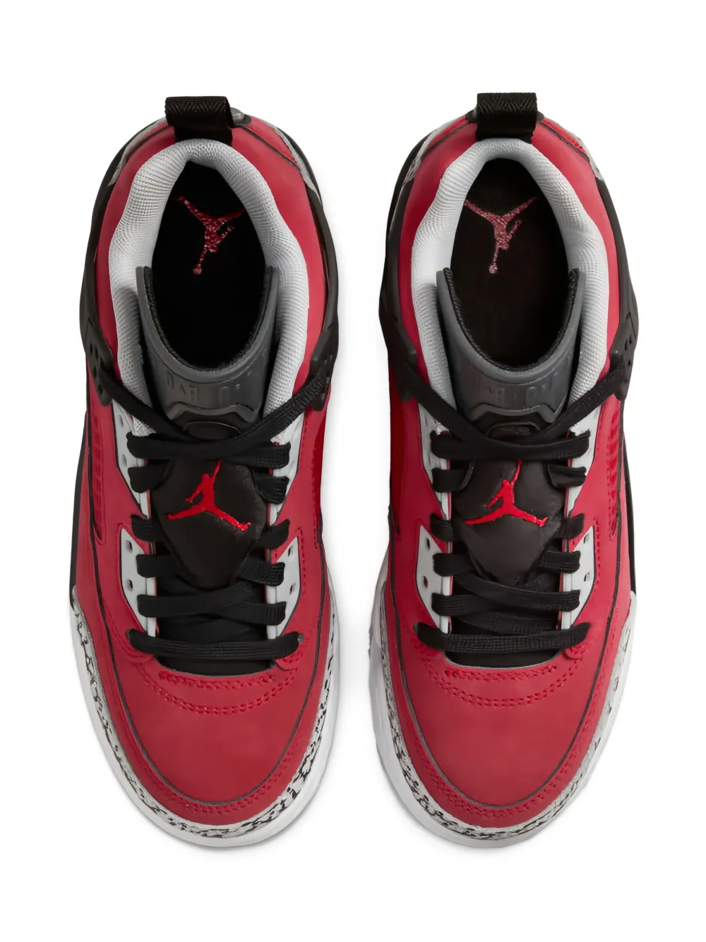 Кроссовки Jordan Spizike Low Toro - Gym Red/Wolf Grey/Cool Grey/Black Jordan Kids, красный — фото 4