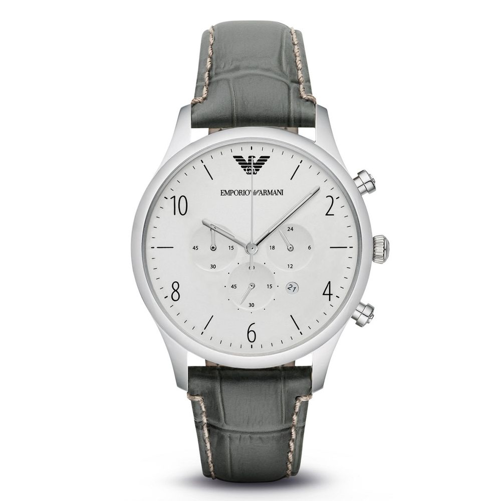 

Мужские часы Armani из кожи, зеленый
