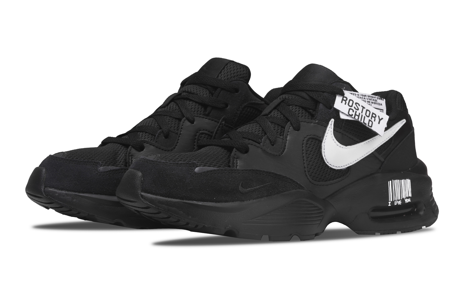 Nike Кроссовки для бега Air Max Fusion мужские низкие Black/White — фото 4