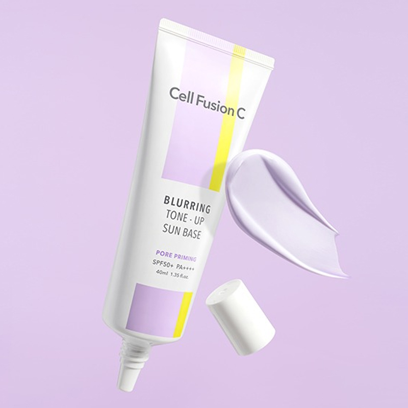 Cell Fusion C Крем солнцезащитный Purple Brightened SPF50+ 40 мл/40 мл*2 — фото 3