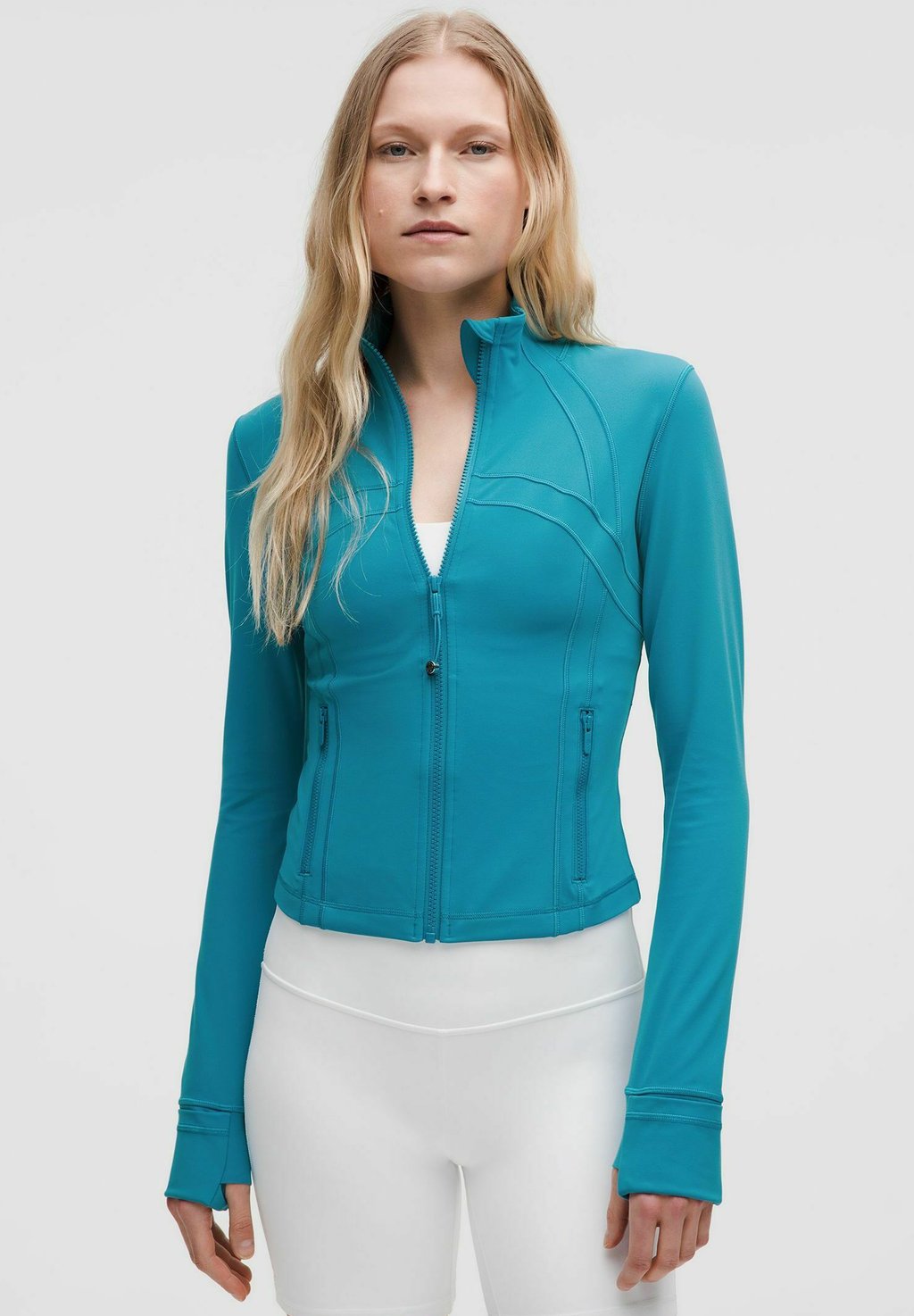 

Легкая куртка DEFINE CROPPED NULU lululemon, синий