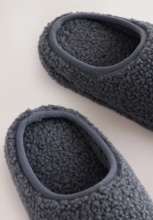 Тапочки Next Regular fit warm slippers, серый борг — фото 4