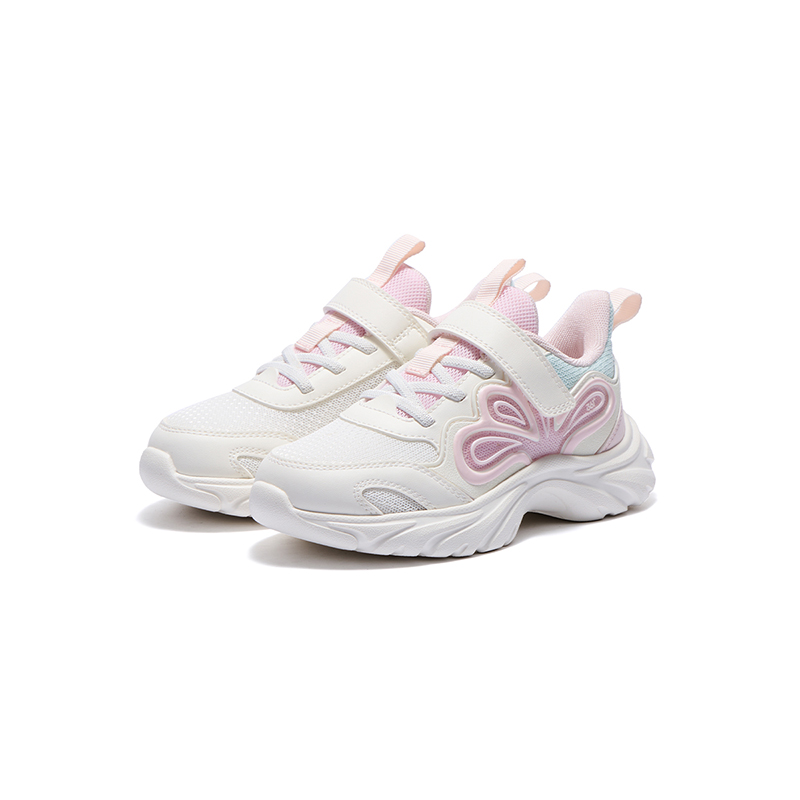 Детские повседневные туфли Pre school 361°KIDS, white/light pastel pink/light transparent green — фото 4