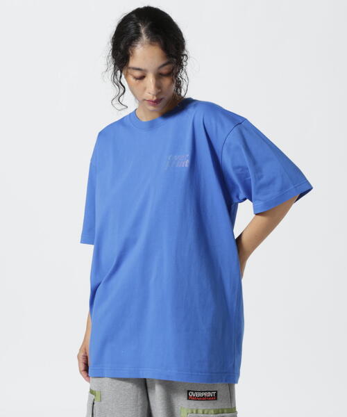 

Over print Футболка с принтом, синяя