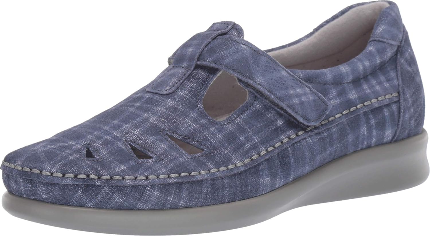 

Женские лоферы SAS Women Roamer с T-ремешком и комфортной посадкой, синий