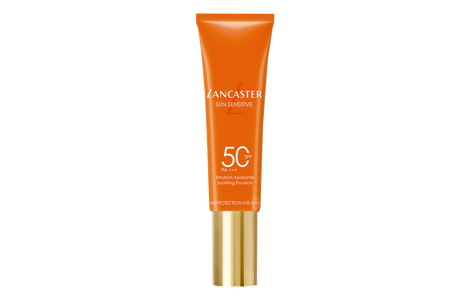 

Нежная увлажняющая солнцезащитная эмульсия radiant and soothing waterproof and sweatproof spf50 50ml Lancaster