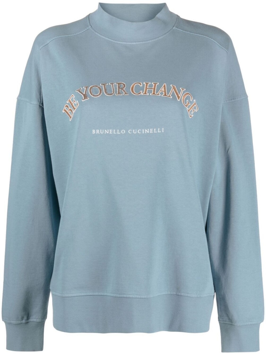 

Brunello Cucinelli толстовка с логотипом, синий
