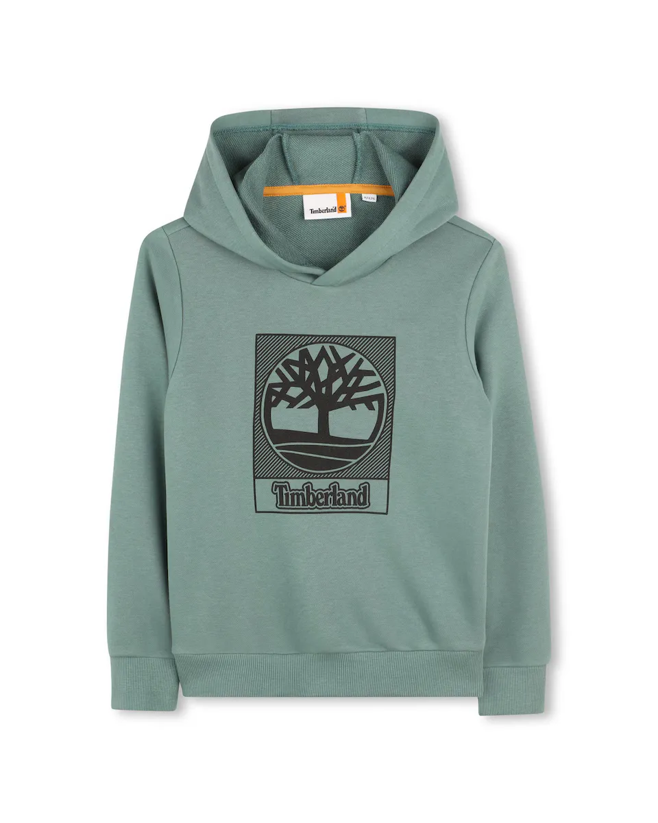 

Детская толстовка с длинным рукавом Timberland, зеленый