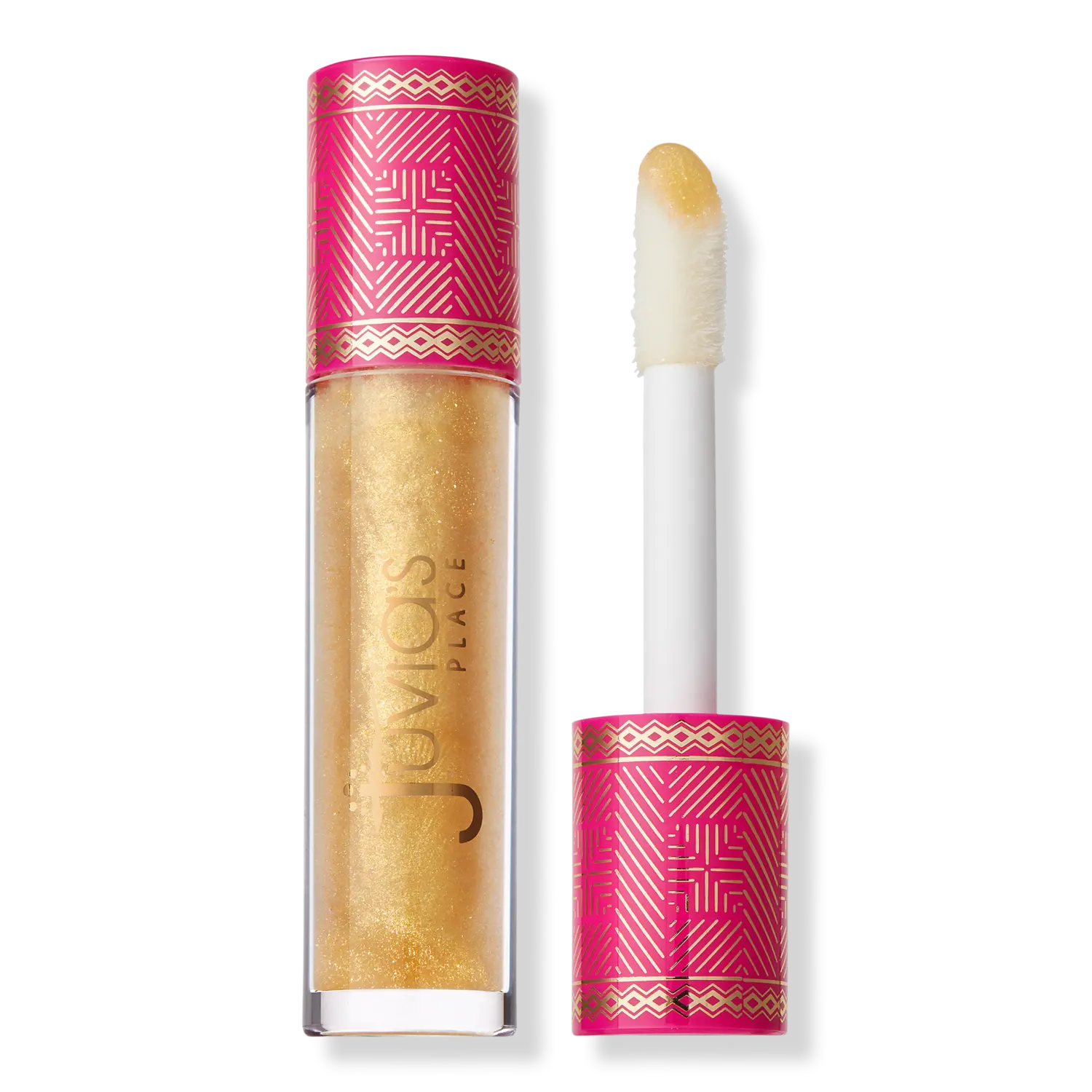 

Блеск для губ Glass Lip Glossy Juvia's Place, It's Electric (clear super high shine with gold shimmer)