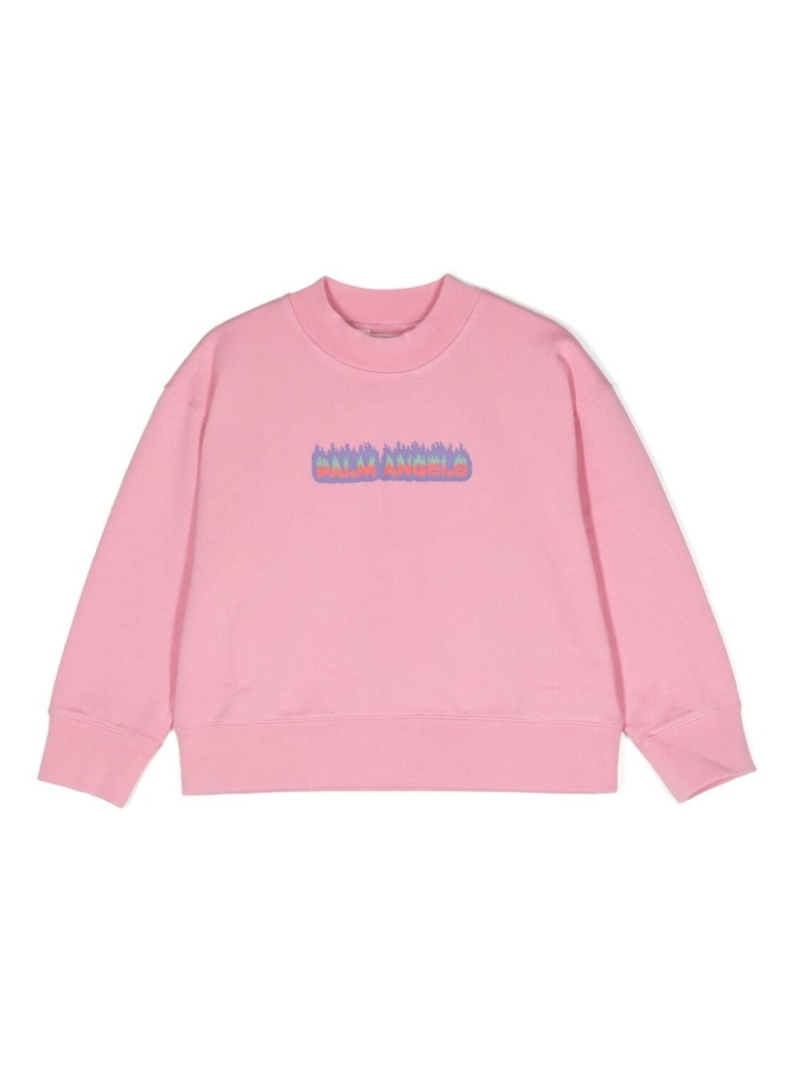 

Palm Angels Kids толстовка с логотипом, розовый